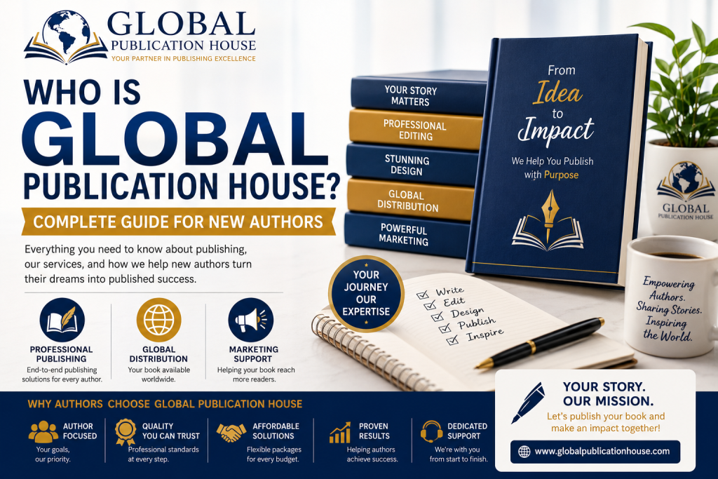 Global Publication House guide for new authors